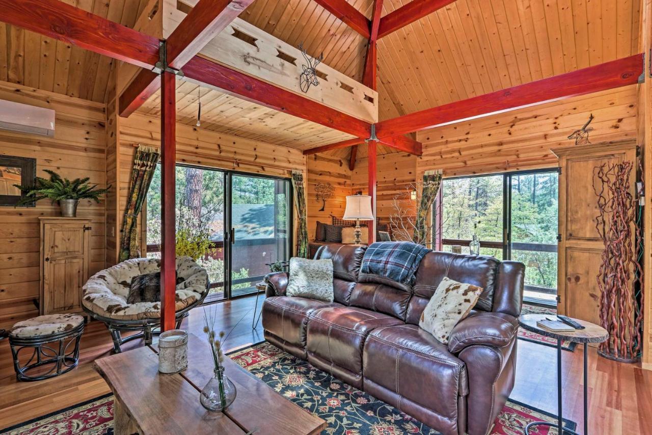 Romantic Strawberryandpine Studio Cabin With Deck! Exterior foto